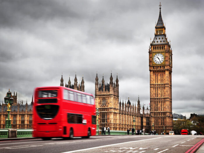 London big ben and red bus