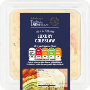 Taste the difference coleslaw