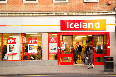 Iceland supermarket