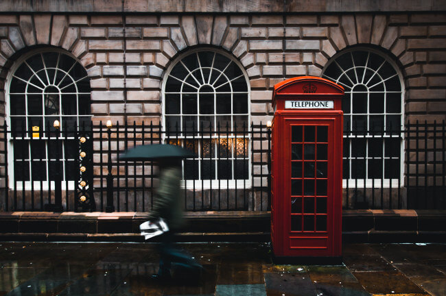 London phone booth