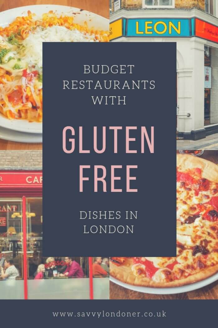 Gluten Free dishes in London