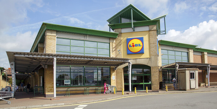 Lidl supermarket in the UK