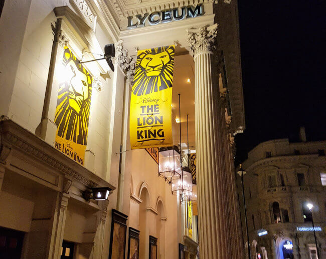 Lyceum theatre - Lion king